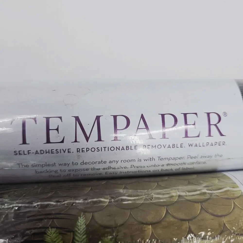 Tempaper Brass Belly by Genevieve GorderPeeland Stick Wallpaper 56.37 Sq ft